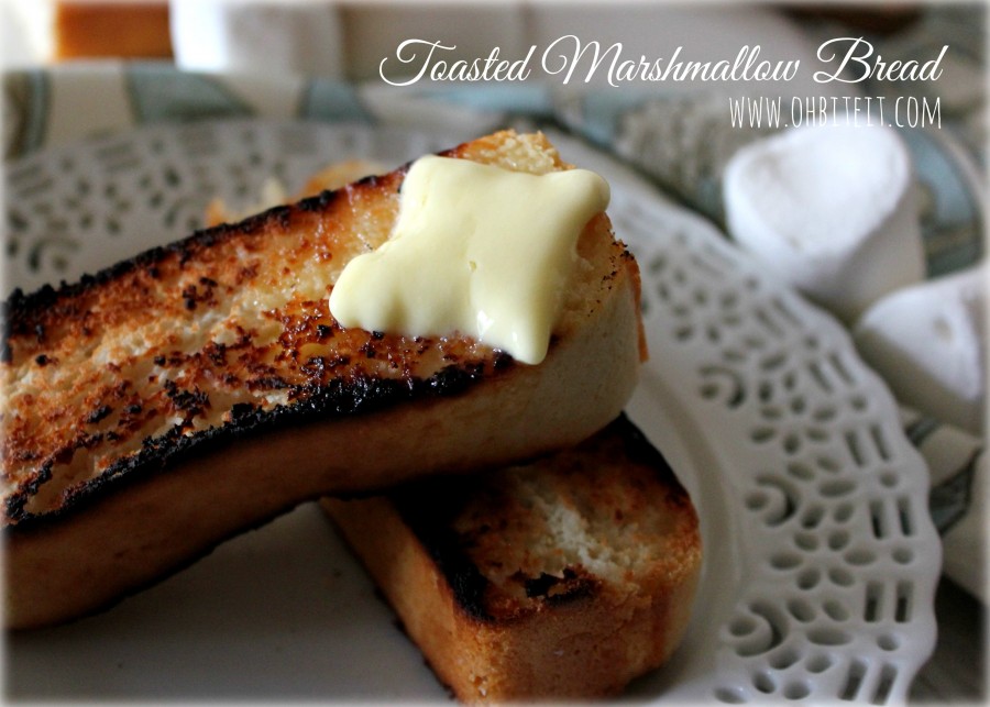 Toasted Marshmallow Bread! Oh Bite It