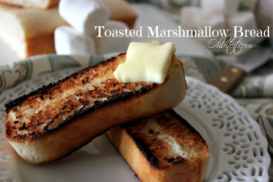 Toasted Marshmallow Bread! Oh Bite It