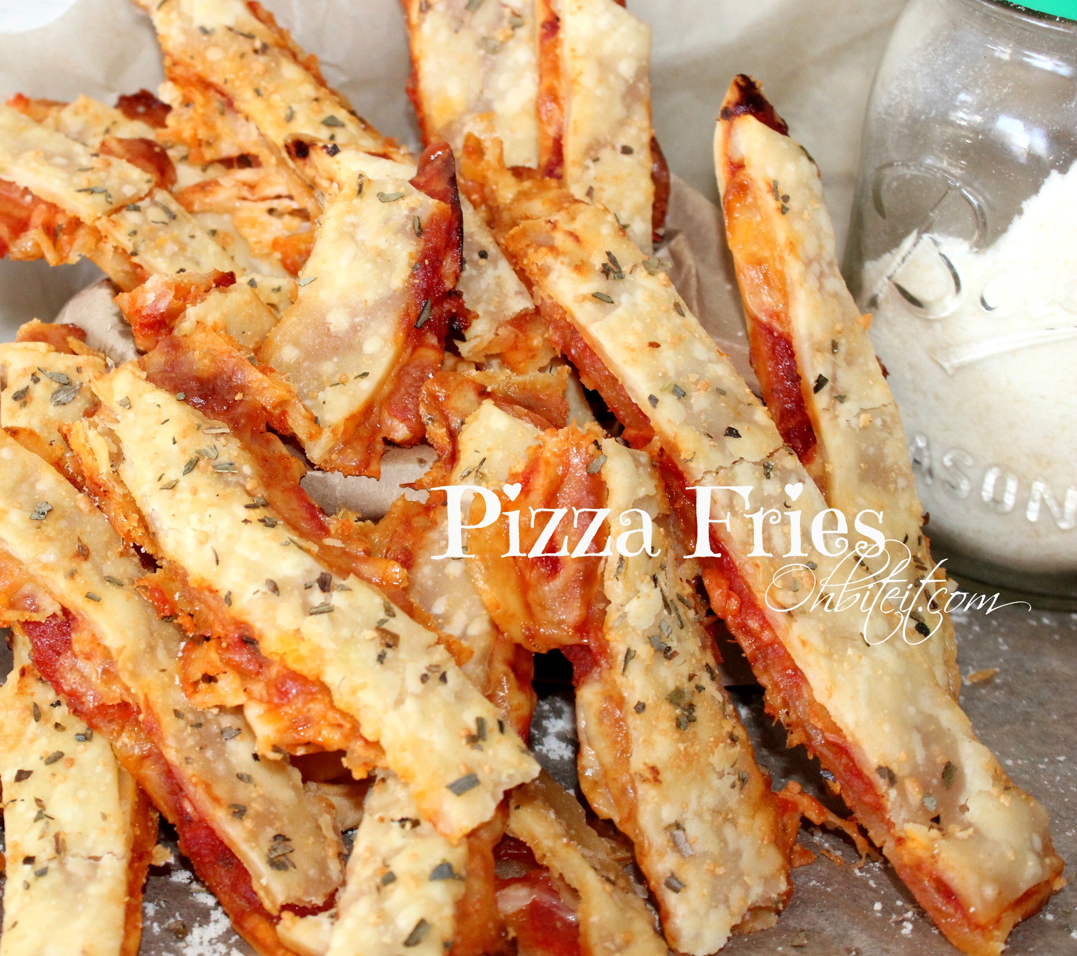 Pizza Fries! Oh Bite It