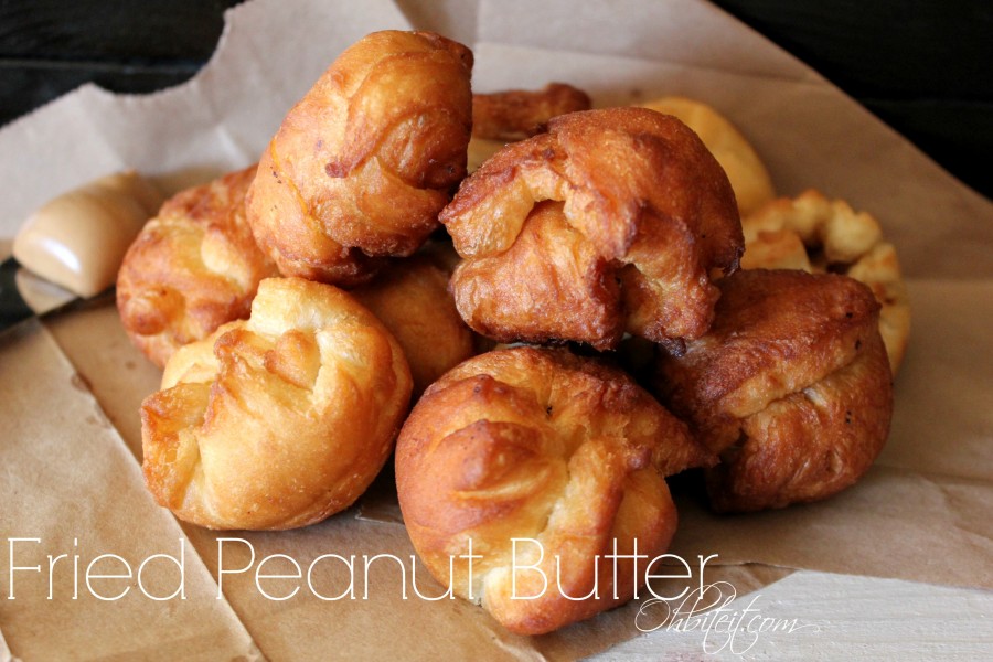 Fried Peanut Butter! Oh Bite It