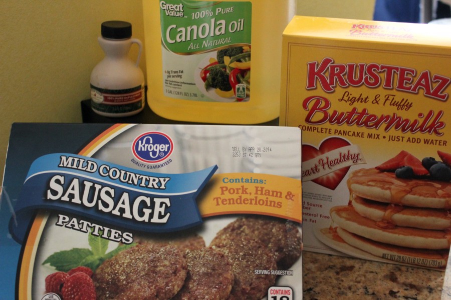 Pancake Fried Sausage Patties! Oh Bite It