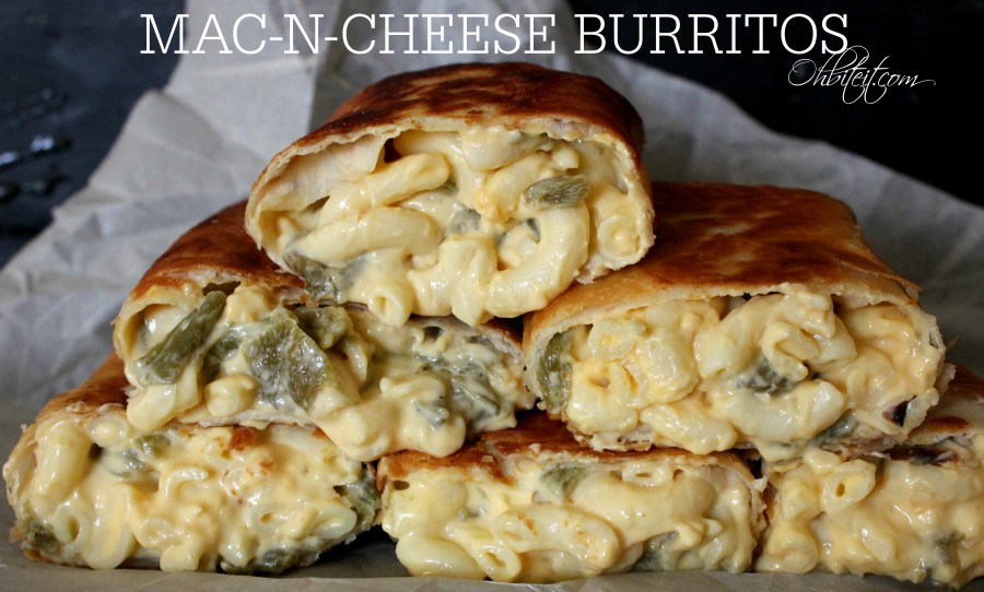 MacnCheese Burritos! Oh Bite It
