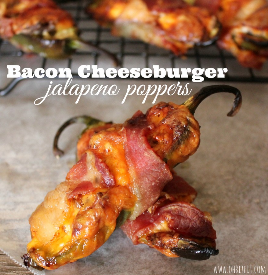 Bacon Cheeseburger Jalapeño Poppers! Oh Bite It