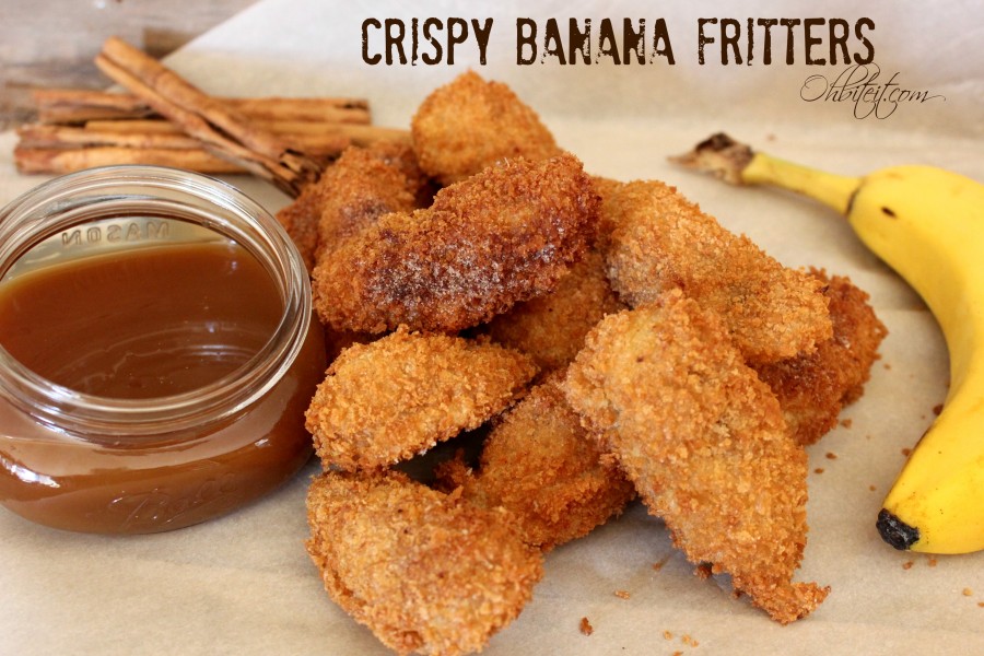 Crispy Banana Fritters! Oh Bite It