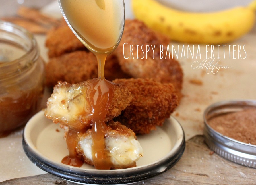 Crispy Banana Fritters! Oh Bite It