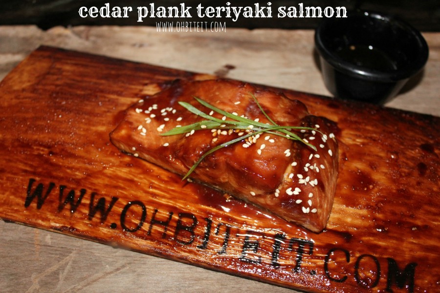Cedar Plank Teriyaki Salmon! Oh Bite It