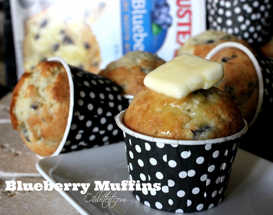 Krusteaz Blueberry Muffins…for YOU! Oh Bite It