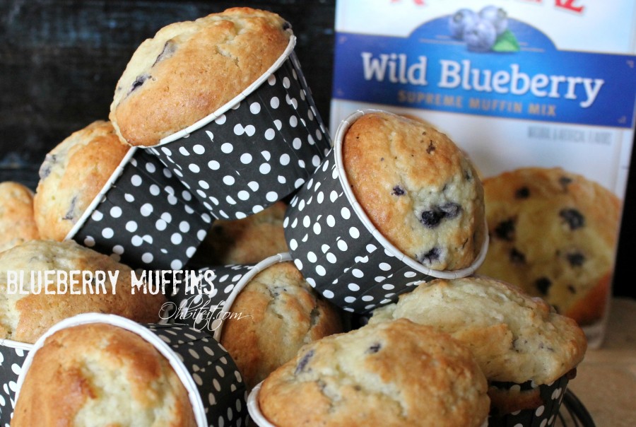 Krusteaz Blueberry Muffins…for YOU! Oh Bite It
