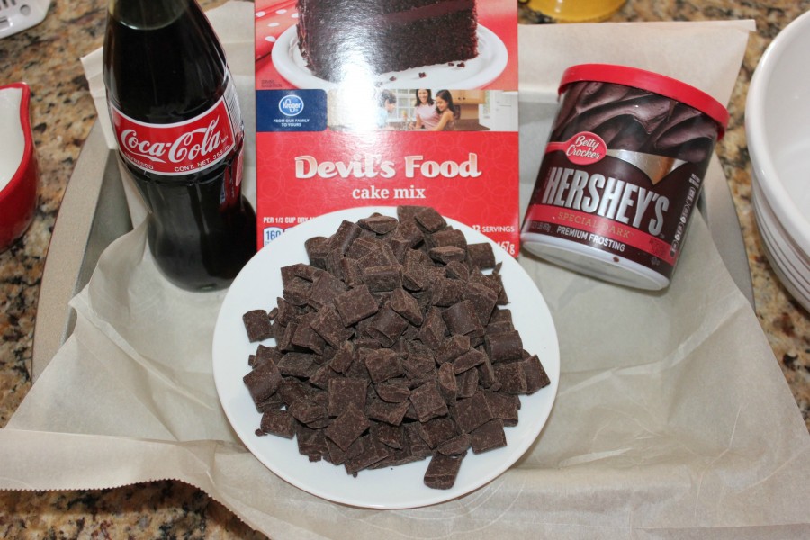 Triple Chocolate CocaCola Sheet Cake! Oh Bite It