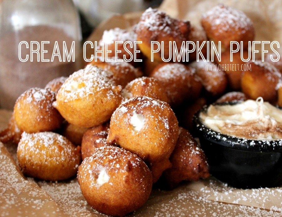 Cream Cheese Pumpkin Puffs! Oh Bite It