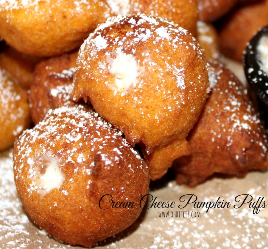 Cream Cheese Pumpkin Puffs! Oh Bite It