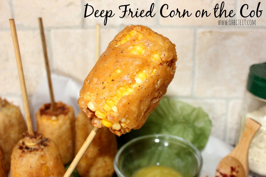 Deep Fried Corn On The Cob! Oh Bite It