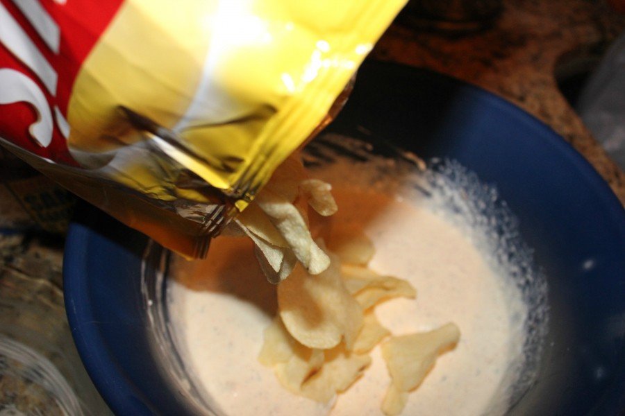 Potato Chip Pie! Oh Bite It