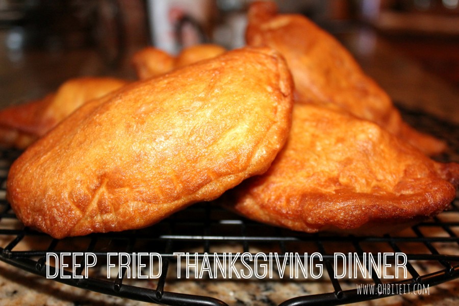 Deep Fried Thanksgiving Dinner! Oh Bite It