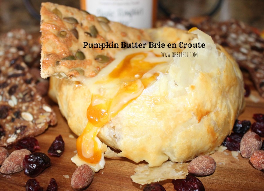 Pumpkin Butter Brie en Croute! Oh Bite It