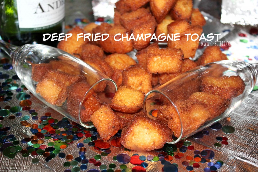 Deep Fried 'Champagne Toast'! Oh Bite It