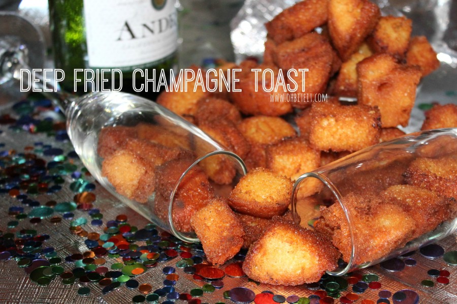 Deep Fried 'Champagne Toast'! Oh Bite It