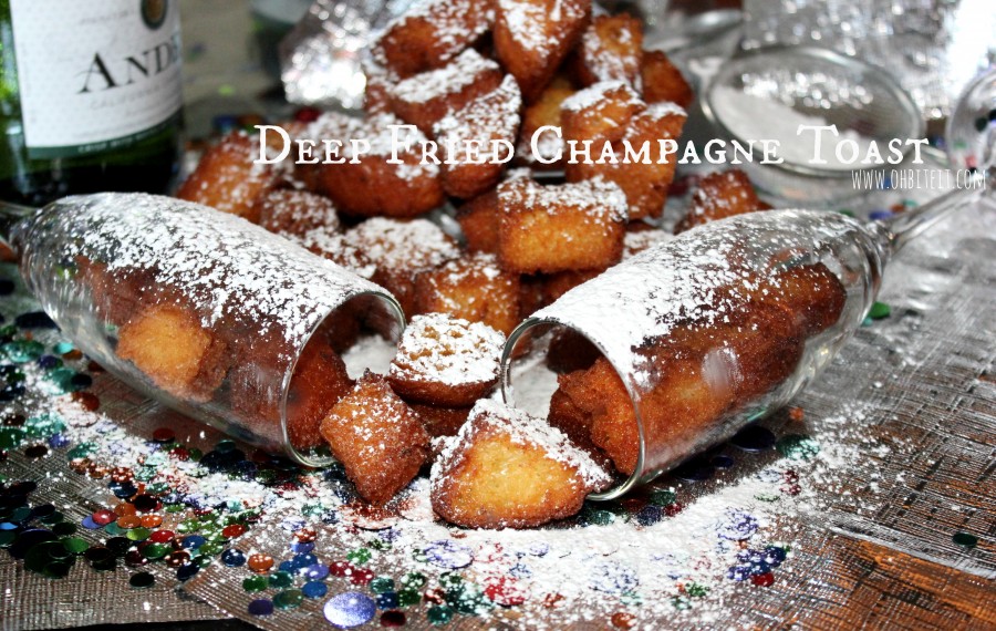 Deep Fried 'Champagne Toast'! Oh Bite It