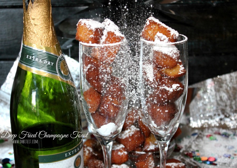 Deep Fried 'Champagne Toast'! Oh Bite It