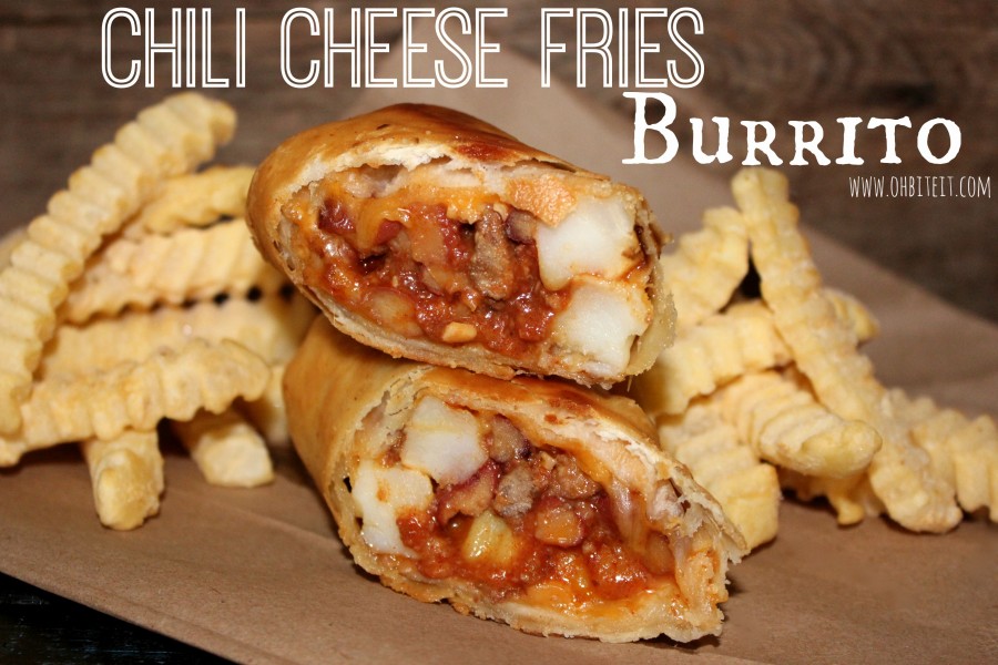 Chili Cheese Fries Burrito! Oh Bite It