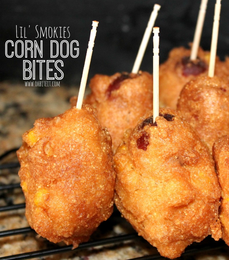 Lil’ Smokies Corn Dog Bites! Oh Bite It