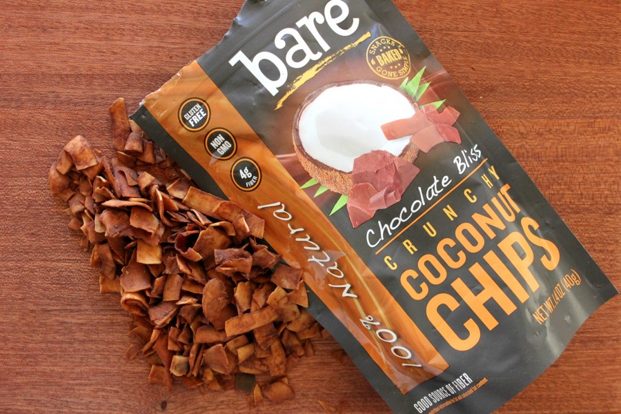 BARE Chocolate Bliss Crunchy Coconut CHIPS! Oh Bite It