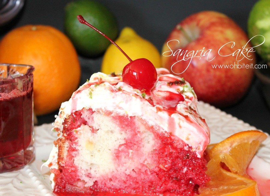 Sangria Cake! Oh Bite It