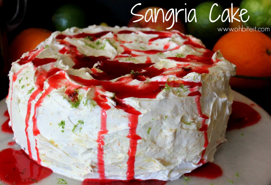 Sangria Cake! Oh Bite It