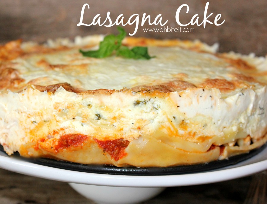 Lasagna Cake! Oh Bite It