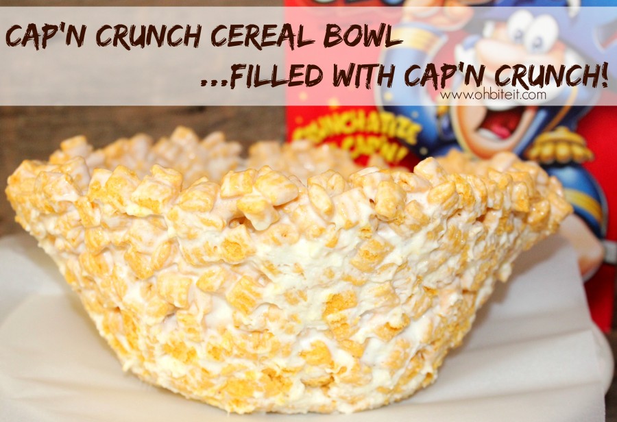 Cap'n Crunch Cereal Bowl…filled with Cap'n Crunch! Oh Bite It
