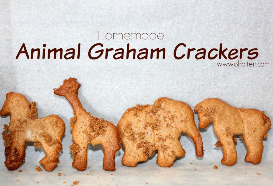 Homemade Animal Graham Crackers! Oh Bite It