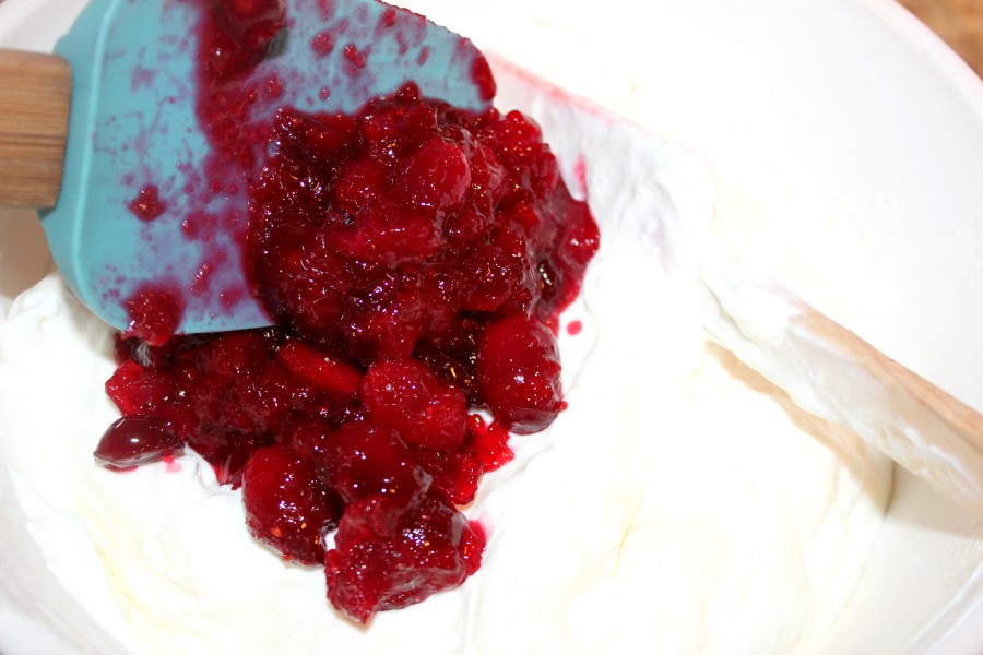Frozen Yogurt Cranberry Lush Pie! Oh Bite It