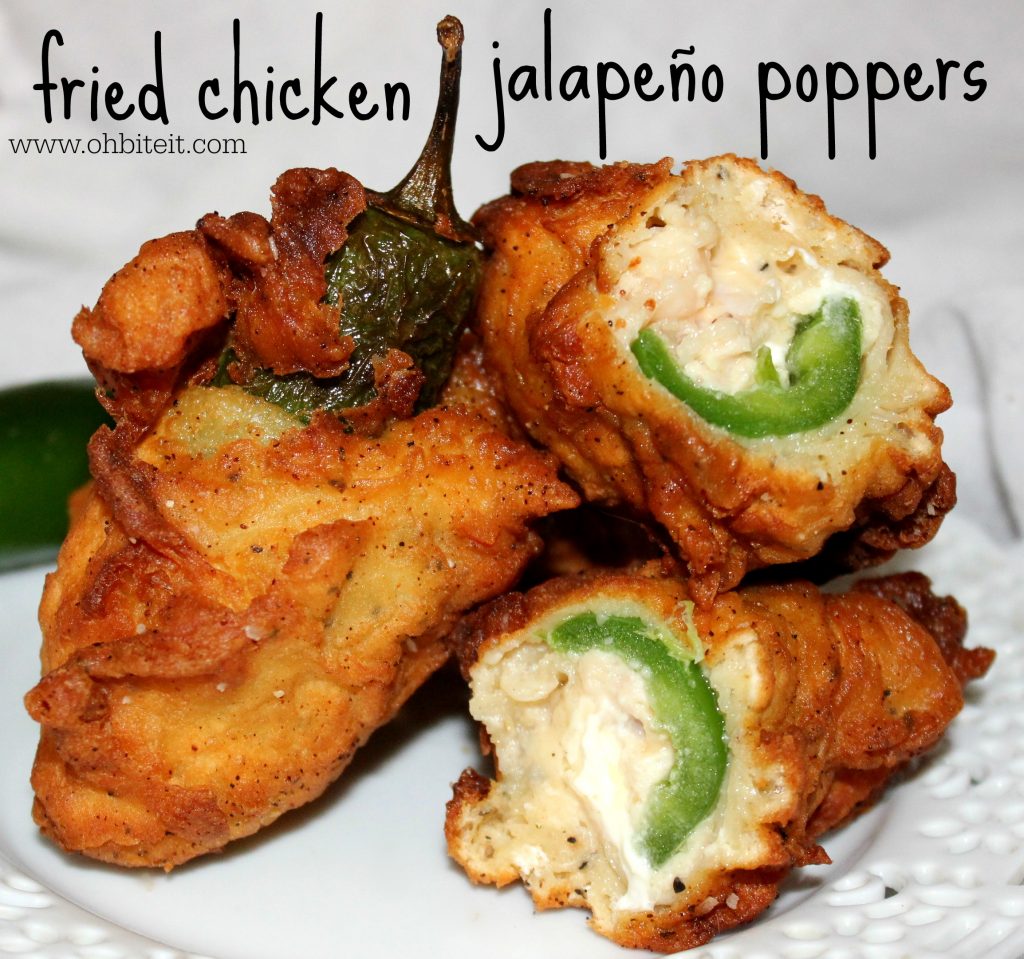 Fried Chicken Jalapeño Poppers! Oh Bite It