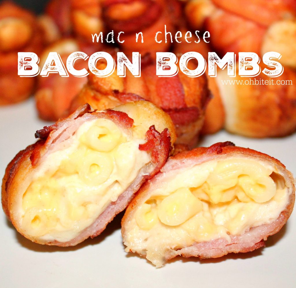 Mac n Cheese Bacon Bombs! Oh Bite It