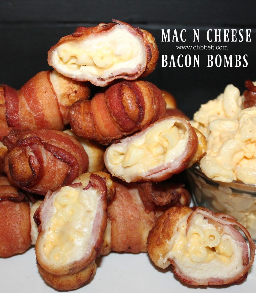 Mac n Cheese Bacon Bombs! Oh Bite It