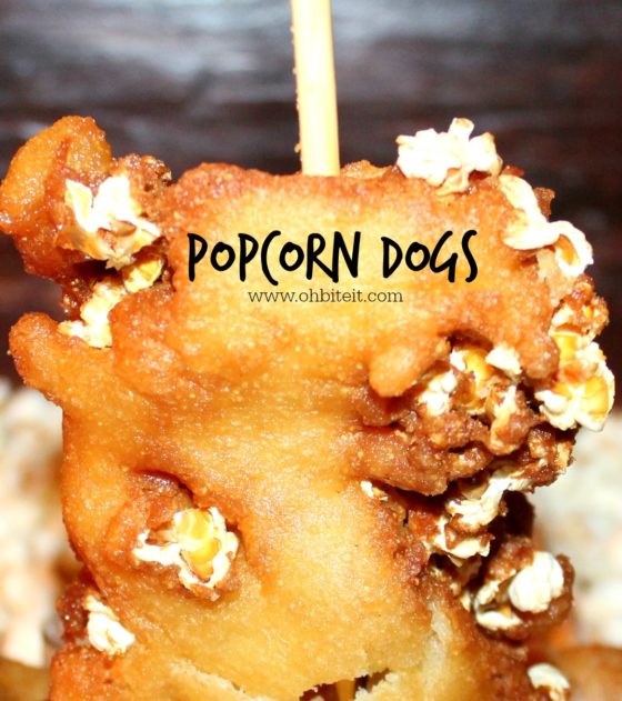 Popcorn Dogs! Oh Bite It