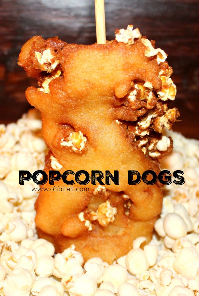 Popcorn Dogs! Oh Bite It
