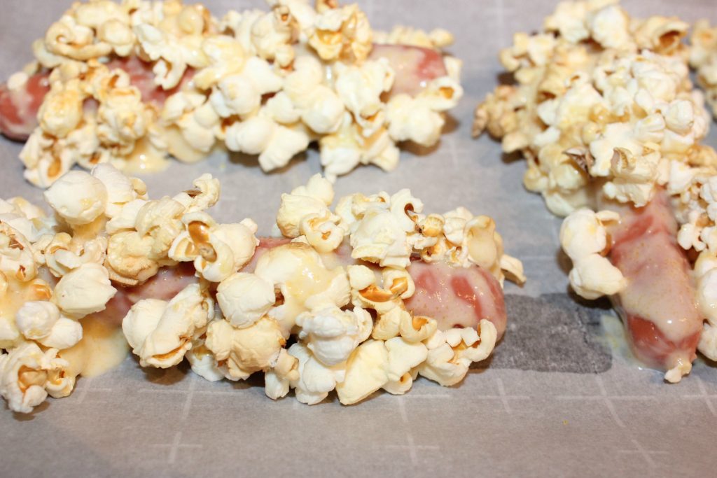 Popcorn Dogs! Oh Bite It