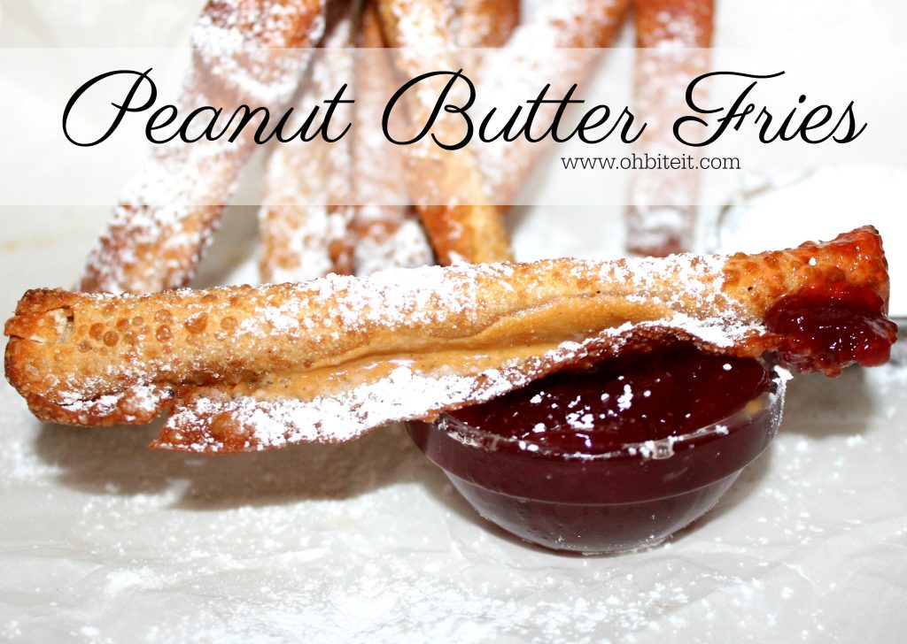 Peanut Butter Fries! Oh Bite It