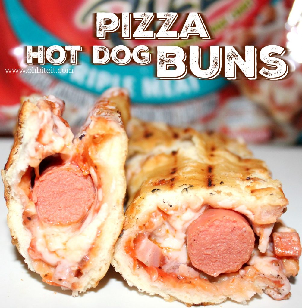 Pizza Hot Dog Buns! Oh Bite It