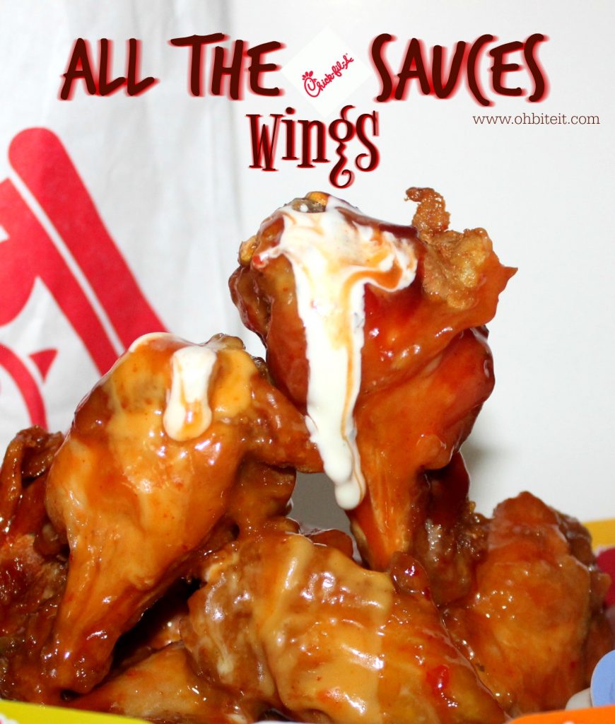 ALL the ChickFilA sauces — WINGS! Oh Bite It