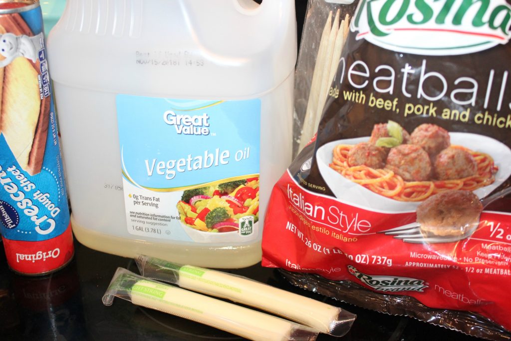 Deep Fried Cheesy Meatball Kabobs! Oh Bite It