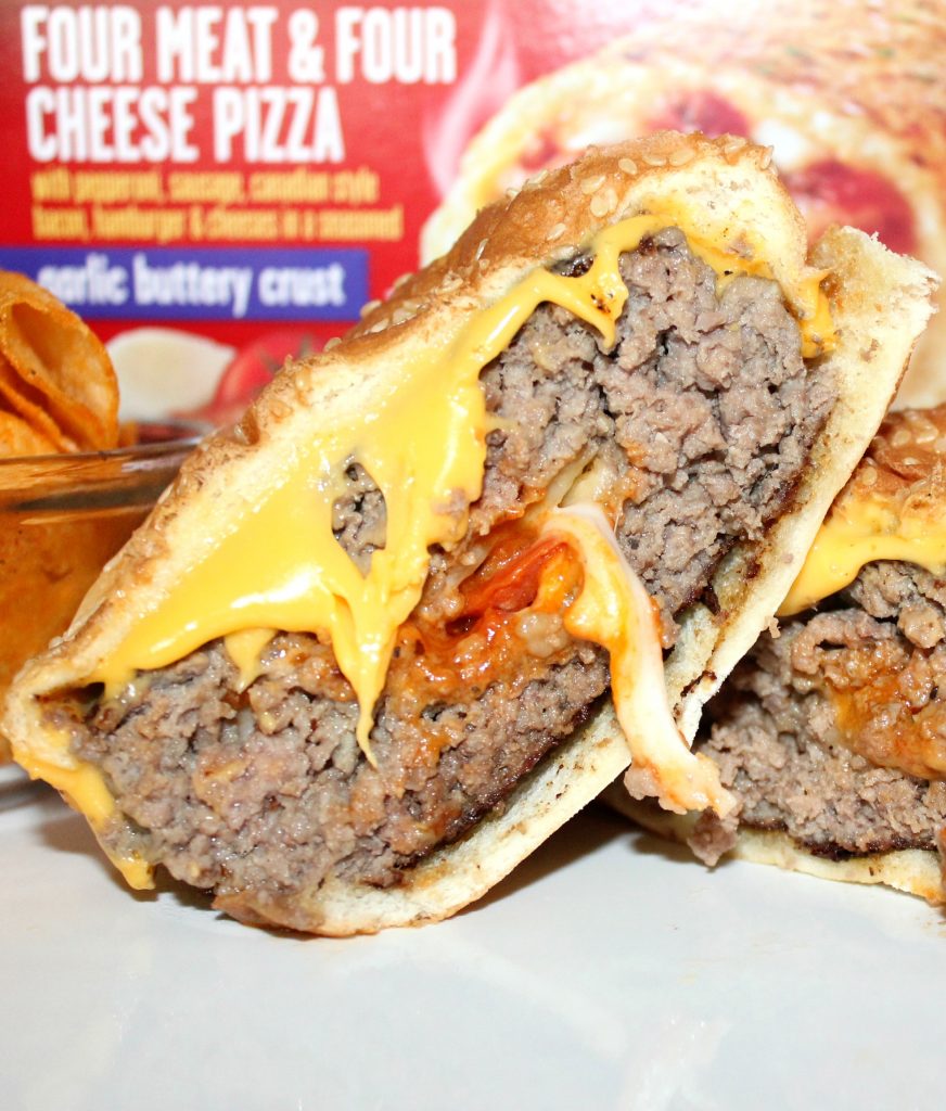 Hot Pockets Stuffed Burgers! Oh Bite It