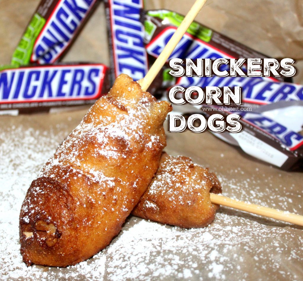Snickers Corn Dogs! Oh Bite It