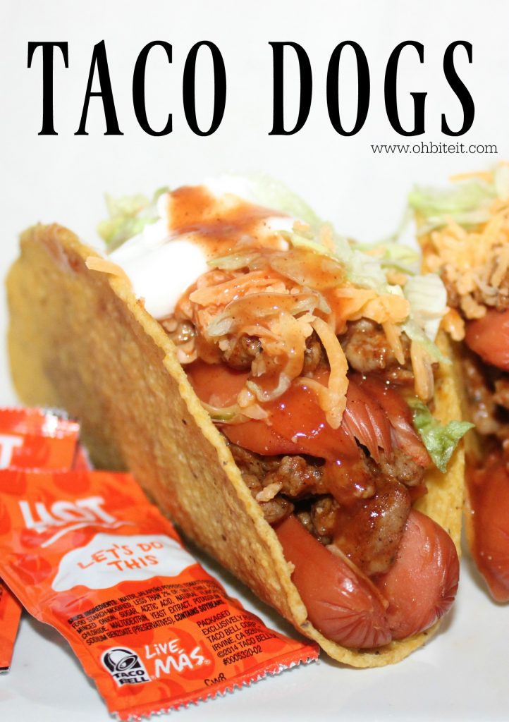 Taco Dogs! Oh Bite It