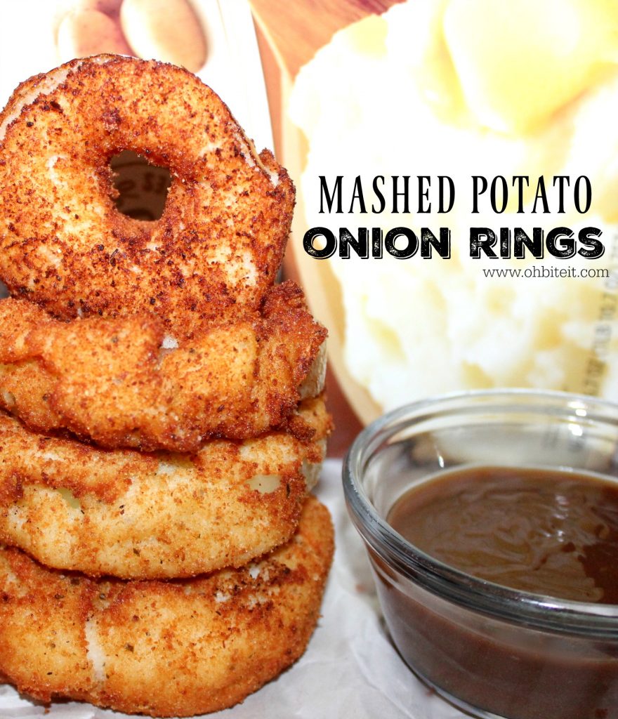Mashed Potato Onion Rings! Oh Bite It