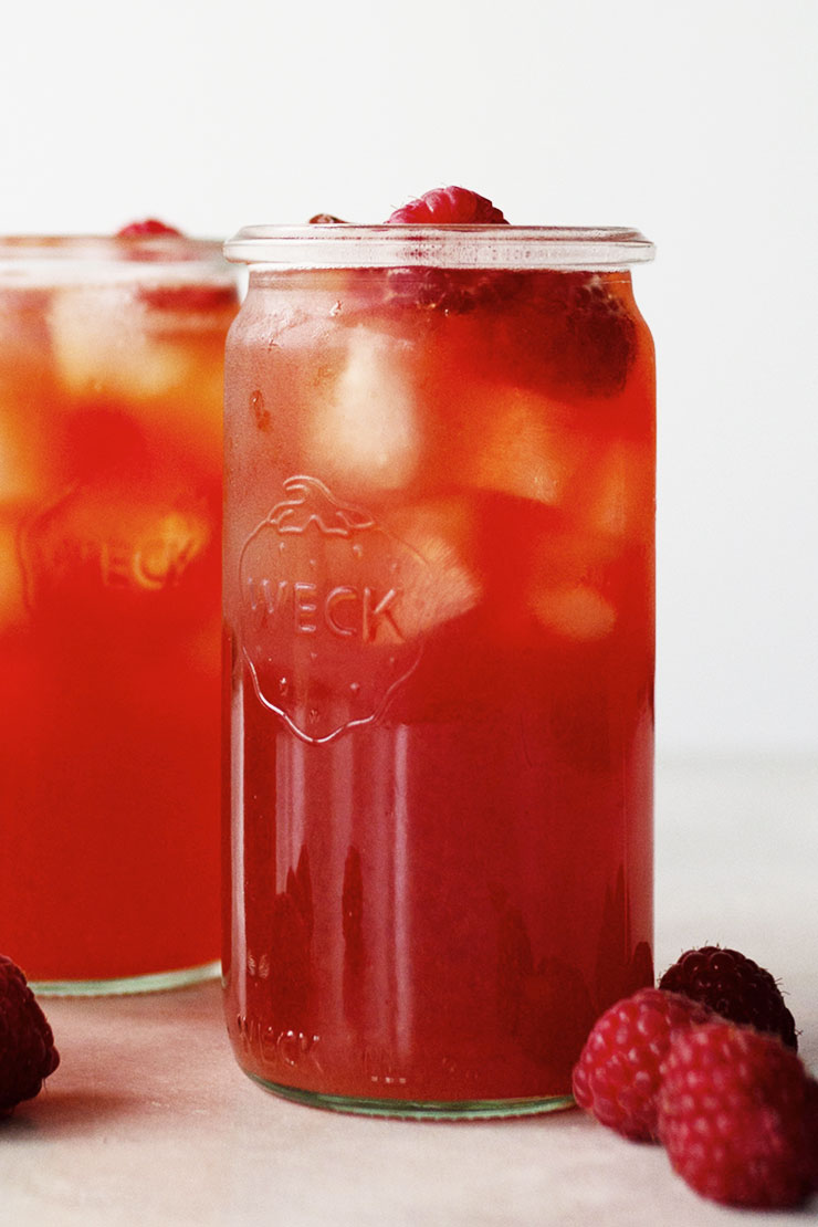 Raspberry Iced Tea from Scratch Oh, How Civilized