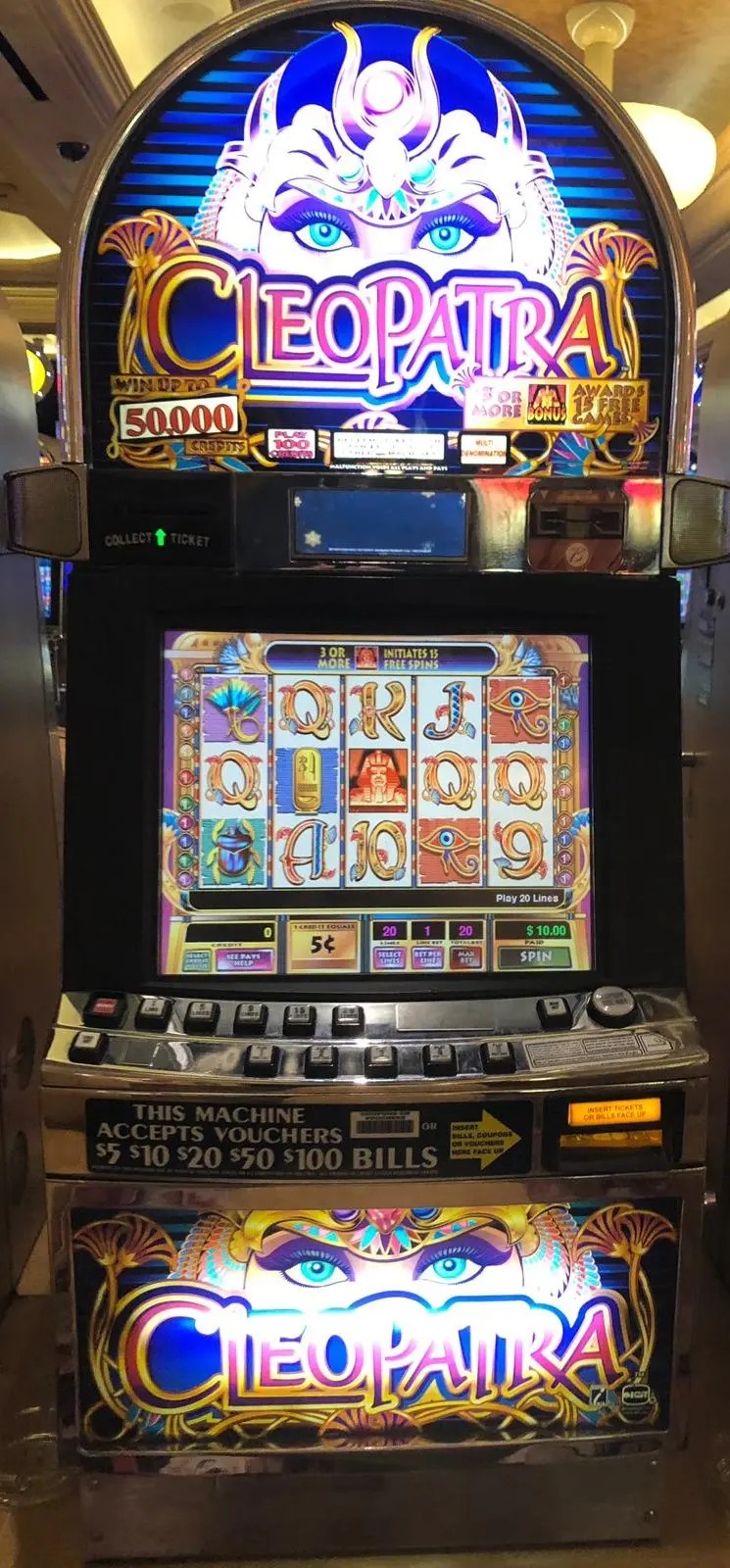 Cleopatra slot machine Ohio River Slots