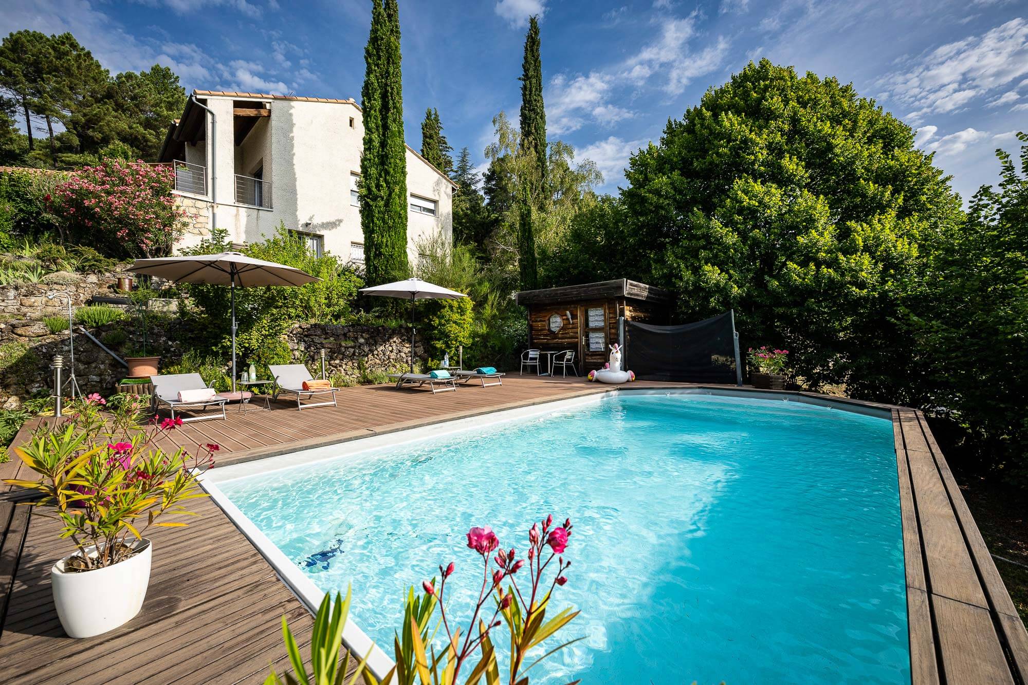 Bed and Breakfast Mercuer Ardèche OH LA BELLE VUE!