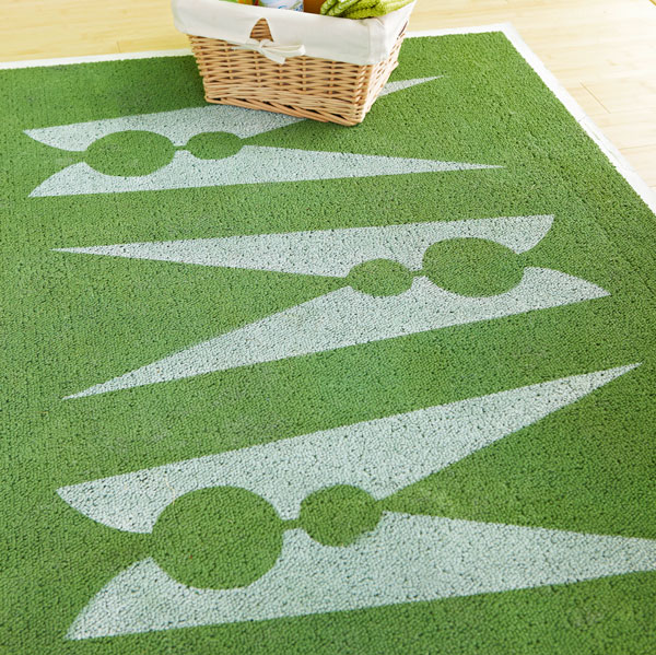 Stencil Laundry Room Rug Oh My Creative